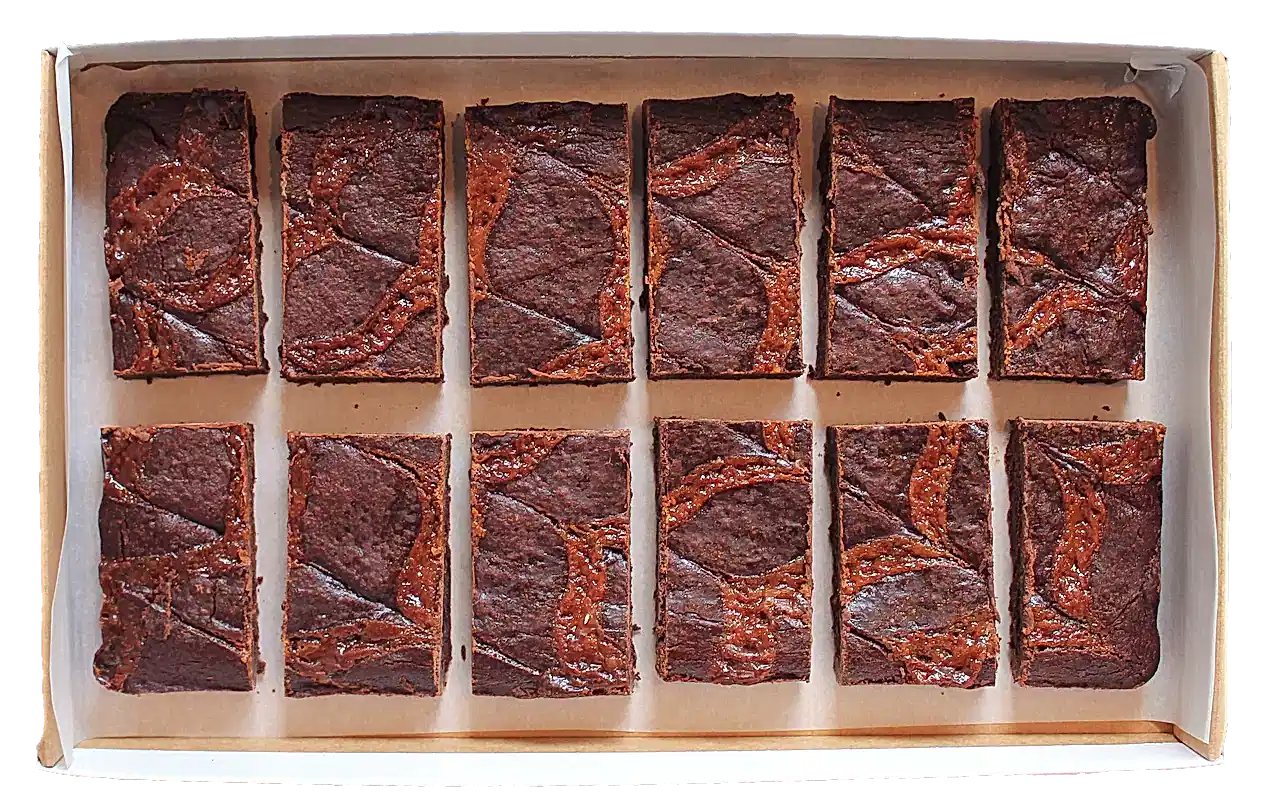 Gluten-Free Salted Caramel and Chocolate Brownie